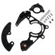 Yardwe Bike Tensioner 1pc Chain Guide Durable Chain Protector Tooth Disk Chain Guard Panniers for Bicycles Sturdy Cycling Accessories Bike Rear Derailleur Plate Guard Fold Aluminum Alloy