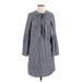 MICHAEL Michael Kors Casual Dress - Shirtdress: Gray Dresses - New - Women's Size X-Small