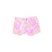 Lilly Pulitzer Khaki Shorts: Pink Bottoms - Women's Size 4 - Light Wash