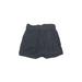 Ann Taylor LOFT Shorts: Blue Print Bottoms - Women's Size Small - Dark Wash