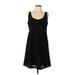 Kensie Casual Dress - A-Line Scoop Neck Sleeveless: Black Print Dresses - Women's Size 12