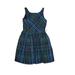 Polo by Ralph Lauren Dress: Dark Blue Plaid Skirts & Dresses - Kids Girl's Size 16