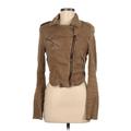 Free People Jacket: Short Brown Print Jackets & Outerwear - Women's Size 6