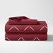 Sweet Jojo Designs Geometric Polyester Twill Sheet Set in Red/White | Wayfair TwinSheets-Arrow-WN-WH