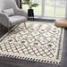 Gray 60 x 36 x 1.26 in Area Rug - Foundry Select Adeen Shaggy Performance Tasseled Beige/Black Area Rug | 60 H x 36 W x 1.26 D in | Wayfair