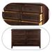 Winston Porter Gerron 47.25" Wide 6 Drawer Sideboard Wood in Brown | 30.76 H x 47.25 W x 17.73 D in | Wayfair C70800B8B3E042CF905B4171424614A4