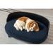 Tucker Murphy Pet™ Dog Bed Pet Sofa, Solid Wood in Blue/Black | 11.02 H x 26.77 W x 15.75 D in | Wayfair E18693DD5ED94A568DB85CF52BC074D6