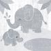 Bungalow Rose Safari Fun Elephant No Border by Moira Hershey - Print Canvas, Solid Wood in Gray | 30 H x 30 W x 1.25 D in | Wayfair