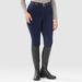 Piper Knit Everyday High - Rise Breeches by SmartPak - Knee Patch - 32L - Navy - Smartpak