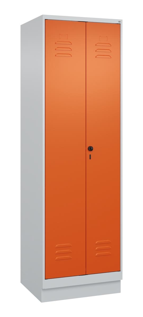 C+P Wäsche-/Kombispind Classic PLUS, Sockel, 2 Abteile, 1950x600x500mm, 7035/200 Image