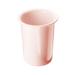 Cal-Mil 1017-108 4 1/2" Round Solid Flatware Cylinder - 5 1/2"H, Melamine, Blush, Pink