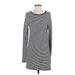 Rag & Bone Casual Dress: Gray Stripes Dresses - Women's Size X-Small