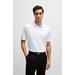 Mercerised-cotton Polo Shirt With Embroidered Double Monogram