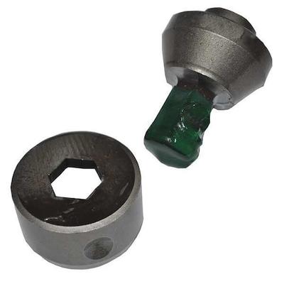 HUSKIE TOOLS SHD-716HEX Punch/Die Set,Hex,Hydraulic,7/16 In