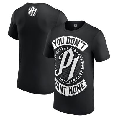 WWE AJ Styles You Don't Want None T-Shirt - Schwarz - Herren Image