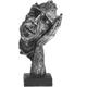 Kingso - Sculpture abstraite figurine ornements Silence est or bureau décoration de la maison