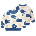 Godderr Baby Boys Girls Dinosaur Sweater Shirts Long Sleeve Casual Cartoon Pullover Sweater for Kids Toddler 1-7Y