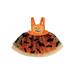 Meihuid Girl Halloween Costume Dress Pumpkin Pattern Bat Tulle Sling Dress