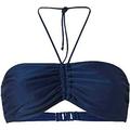 SBYOJLPB Women s Swimsuit Women s Summer Mix & Match Plain Bikini Bandeau Top Swimwear Beachwear Dark Blue(XL)