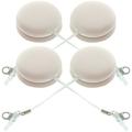 Screen Cleaner 4 Pcs Eye Glass Cloths Glasses Lens for Eyeglasses Pp Silica Gel