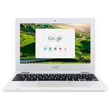 Acer Chromebook CB3-131-C3SZ 11.6-Inch Laptop (Intel Celeron N2840 Dual-Core Processor 2 GB RAM 16 GB Solid State Drive Chrome) White