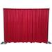 Portable Backdrop Kit Red Drapes W/Carry Bag