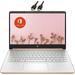 HP 2022 Newest Premium 14-inch HD Laptop| Intel Celeron N4020 to 2.8GHz 8GB RAM 128GB(64GB SSD+ 64GB Card)| Webcam Bluetooth HDMI USB-C Wi-Fi| Win 11 S with 1 Year MS 365| LIONEYE Bundle| Rose Gold