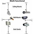 Projector Mount Projector Ceiling Mount Gray 22cm / 8.66in Projector Wall Mount 11LBS / 5KG Load Mount for Mini