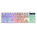 Gaming Keyboard 104 Keys Mechanical Fell Wired USB Keyboards RGB LED Backlit for Overwatch LOL Mechanical Fell Wired Keyboard 104 Keys Mechanical Fell Keyboard USB Wired