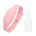 XIUH Wristband Hand Dispenser This Wearable Hand Sanitizer Dispenser Pumps Disinfecta Pink