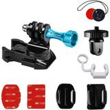 Helmet & Surf Board Mount Adapter & 3M Adhesive Sticky Pads for GoPro Hero 10 9 8 7 6 5 4 3 2 1 Black Silver