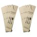 100 Pcs Packaging Bags Dinner Table Decor for Knife and Fork Paper Wedding Silverware Cutlery Rack Kraft Banquet