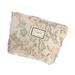 Vocoste Floral Makeup Bag Zipper Flower Cosmetic Pouch for Foundations Apricot Pink 9.64 x8.27