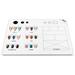 Nail Coloring Pad Acrylic Manicure Art Mat Fingernail Polish Practice Silicone Stamping