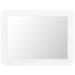 Plastic Magnetic Makeup Mirror Rectangular Multi-purpose That Can Be Attached to The Iron Cabinet (white) Vanity Locker Lighted Mirrors Small Girl
