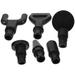 6-piece Set Appendix Accessories Muscle Recovery Portable Massager Head Fitness