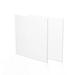Pack of 2 Plexiglass 1/8 Clear 6 x18 Rectangle Acrylic Sheets with Protective Film Fab Glass and Mirror