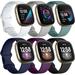 Ouwegaga Replacement Watch Bands for Fitbit Versa 3/Versa 4/Fitbit Sense 2/Fitbit Sense 6 Pack