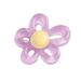 Transparent Colored Irregular Hollow Flower Resin Accessory DIY Necklace Pendan/ P5G9