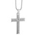 Cross Necklace for Men Inspirational Bible Verse Cross Necklace Bible Prayer Pendant Necklace for Women Cross Pendant Chain Necklace O1X8