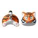 2 Pcs Tiger Magnet Decor Fridge 2022 Phone Case Three-dimensional Christmas Plushies Resin