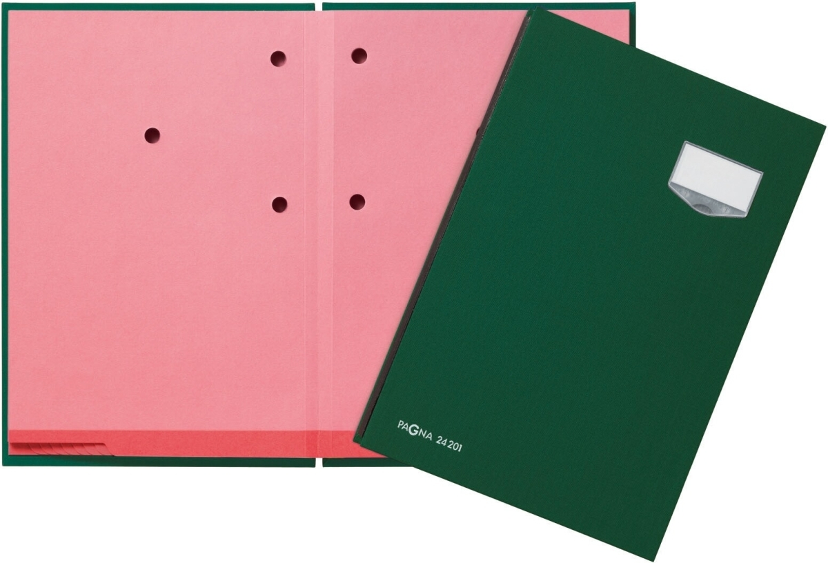 Pagna Unterschriftsmappe de Luxe A4 20 Fächer grün Image