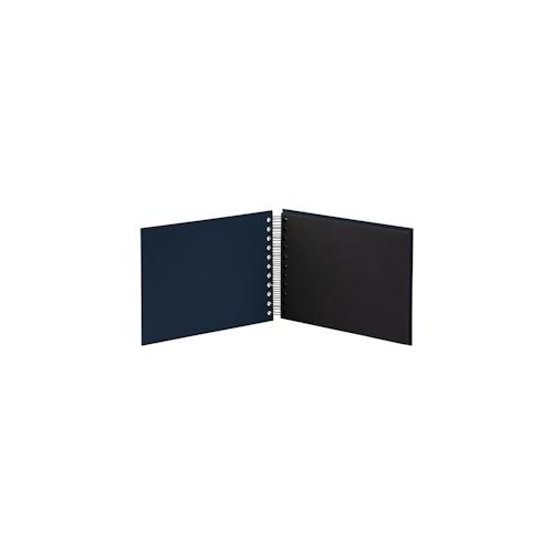 Fotoalbum Whire-O 40 Seiten 195x145mm navy/schwarz