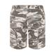 Size 42 Mens Kam Big & Tall Charcoal Grey Camo Cargo Shorts Big & Tall