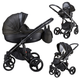 Mee-go Milano Travel System Package (10 Piece Bundle) - Black Sport / Caviar