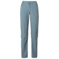 Vaude - Women's Farley Stretch Capri T-Zip Pants III - Zip-off trousers size 42 - Regular, grey