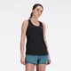 New Balance Women's Athletics Tank in Black Poly Knit, size Medium