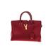 Yves Saint Laurent Leather Shoulder Bag: Burgundy Bags