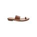 MICHAEL Michael Kors Sandals: Brown Solid Shoes - Women's Size 7 1/2 - Open Toe