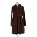 Jones New York Sport Casual Dress: Brown Leopard Print Dresses - Women's Size Small